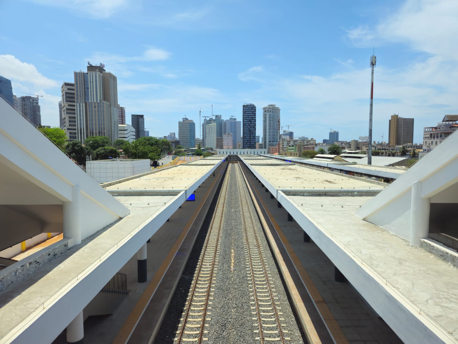 Bungo train station in Luanda