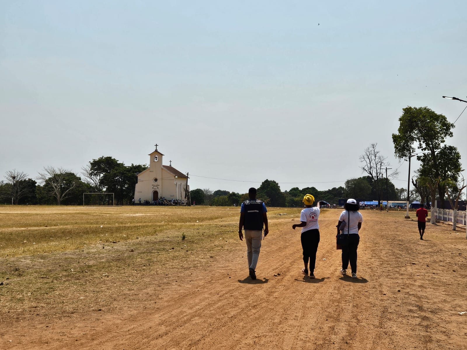 Church scene in Cahombo, Malanje Province