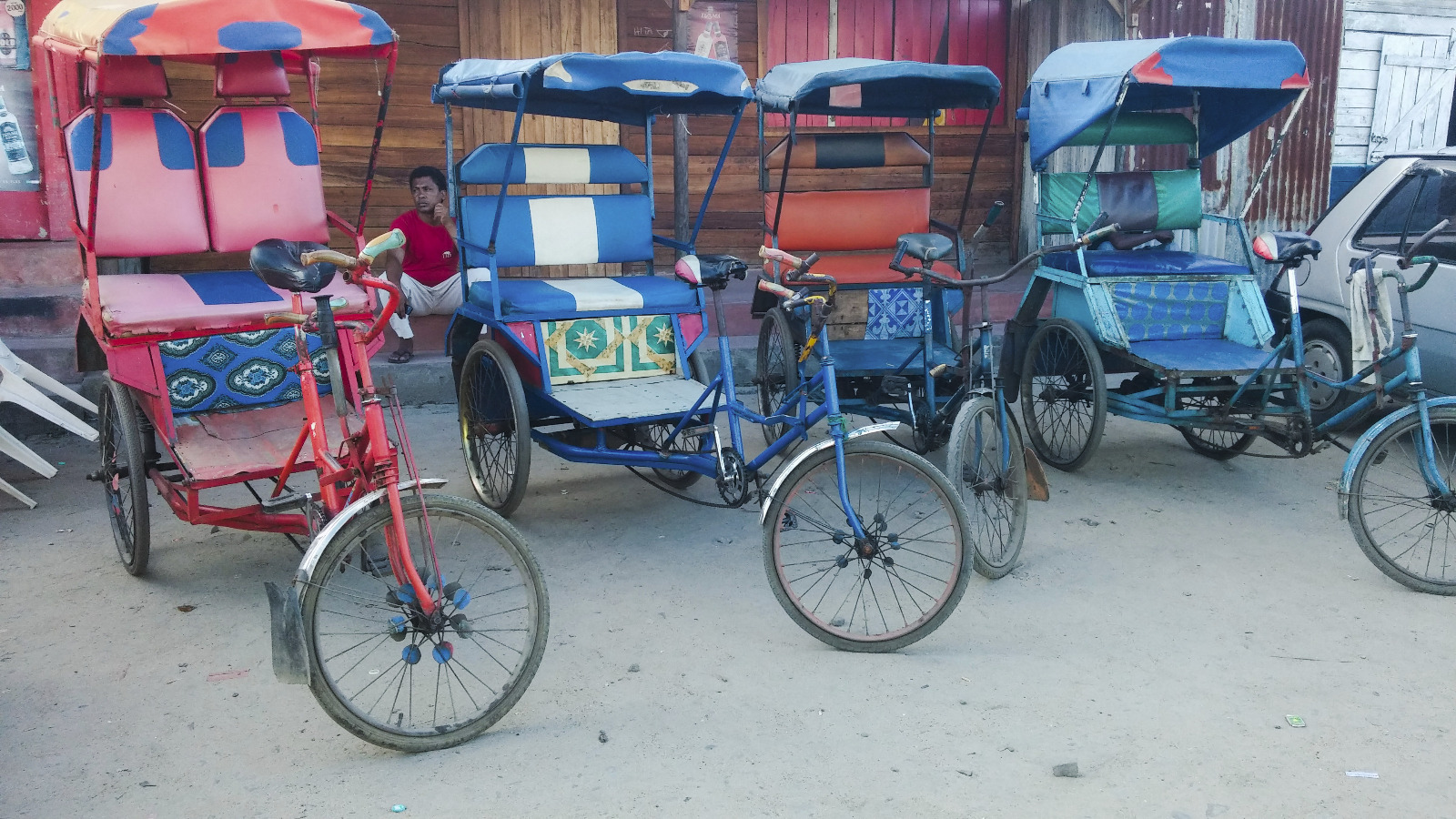 Cyclo-pousse in Toamasina, Madagascar