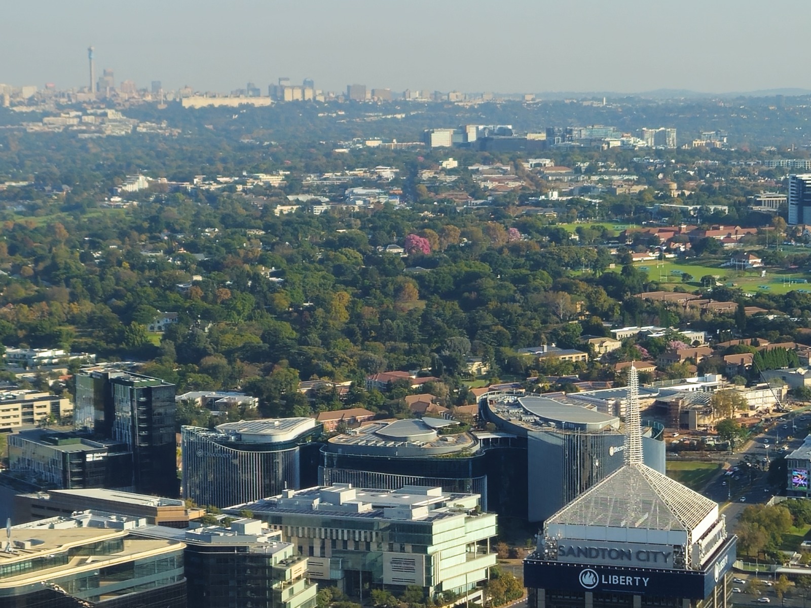 View of Sandton and Johannesburg from Alto234