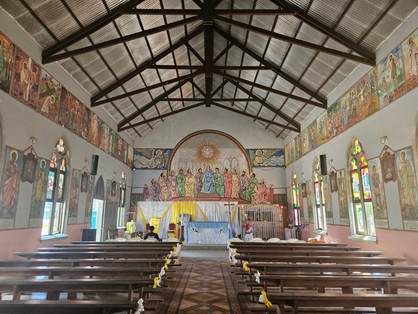 Interior of Togoville Cathedral