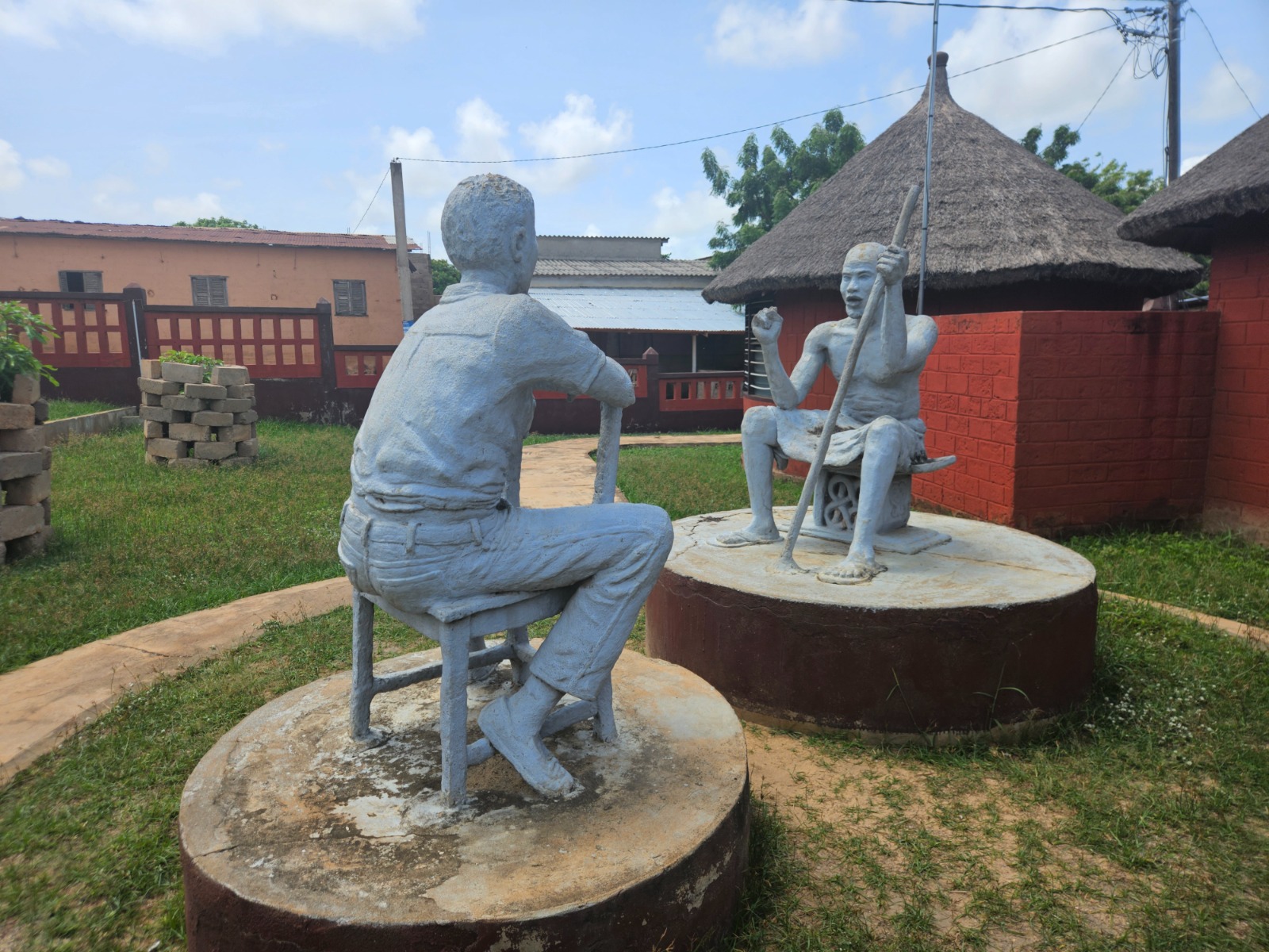 Conflict of Generations statues in Togoville